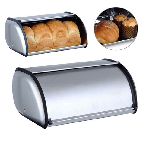 nu steel bread box|bread boxes for sale.